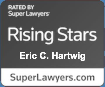 Eric Hartwig, Rated by Super Lawyers As A Rising Star
